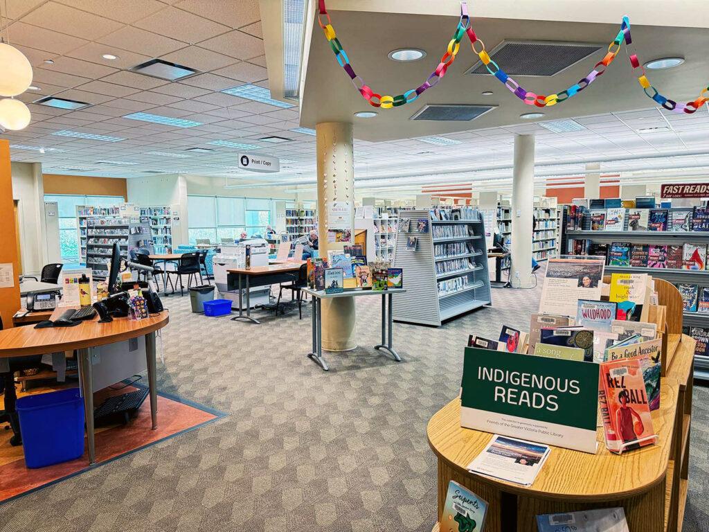 Interior shot of the Bruce Hutchinson branch