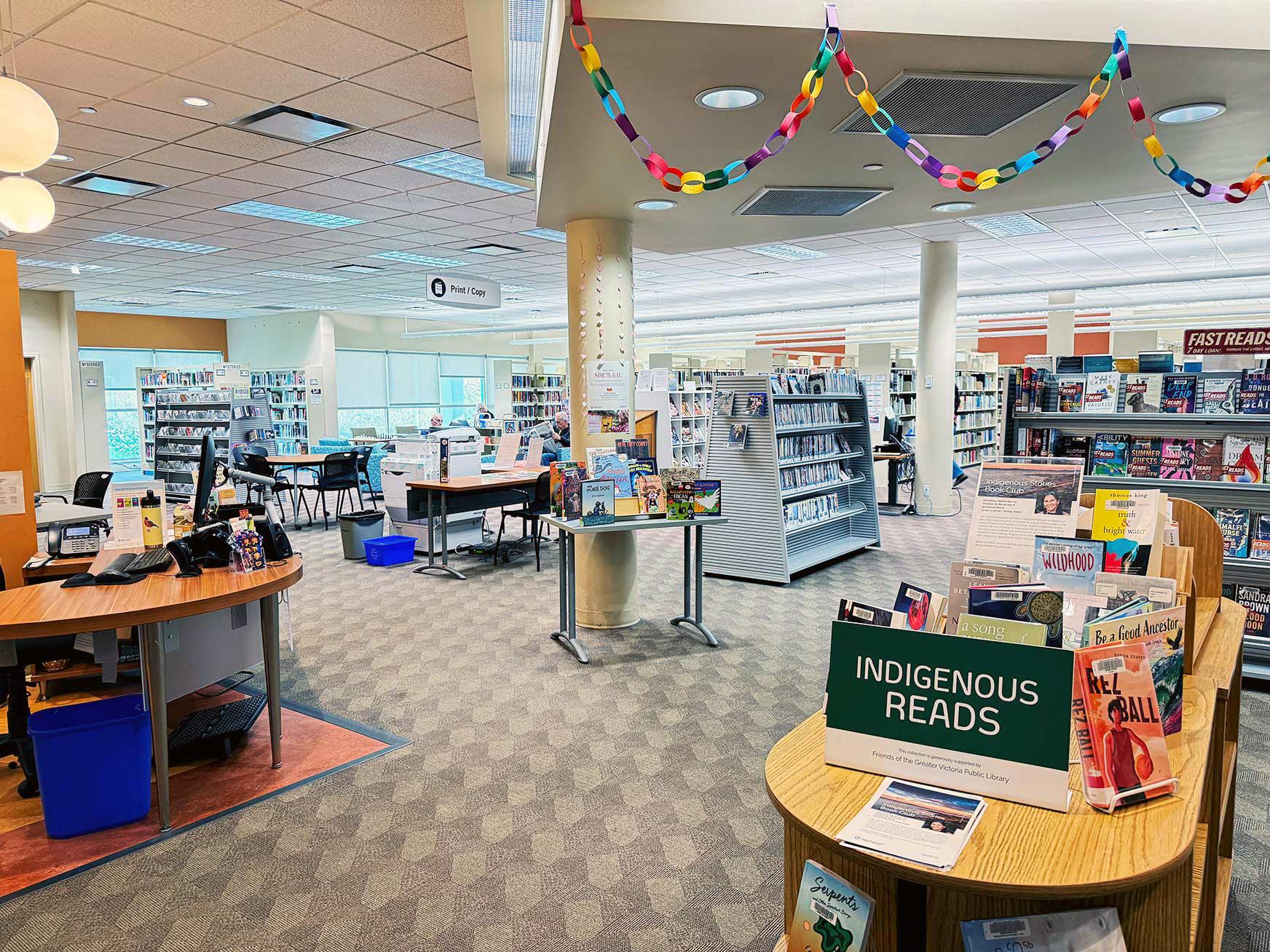 Interior shot of the Bruce Hutchinson branch