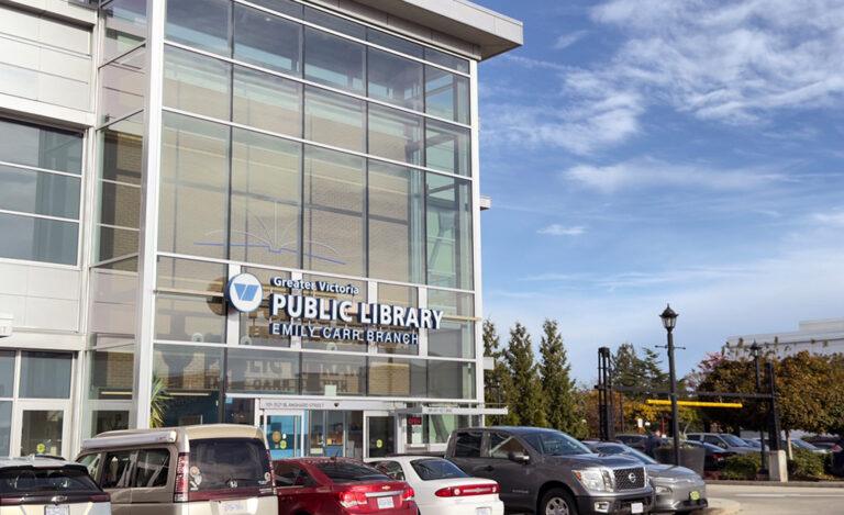 Interior of Emily Carr library