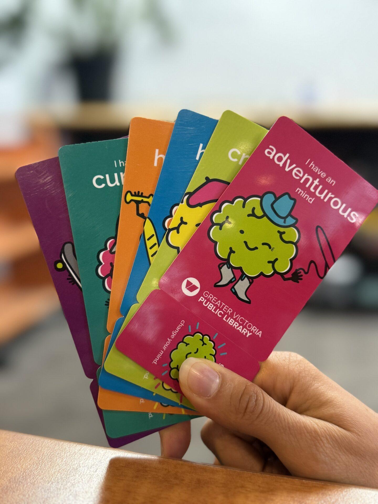 Hand holding 6 GVPL cards